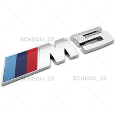 13-16 BMW F10 M5 Car Rear Trunk Emblem Nameplate Badge Sticker Silver Chrome