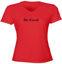 Be Kind Juniors Girls Women Teen Tee T-Shirt gift Short Sleeve Kindness Equality