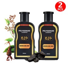 200ml Reverse Grey Hair Darkening Shampoo Natural Polygonum Essence Hair Care UK