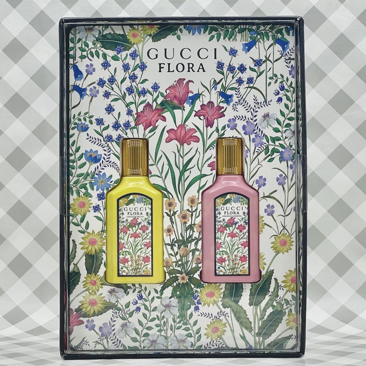 Gucci Flora Gorgeous Orchid + Gardenia Mini Set 0.16oz 5mL each