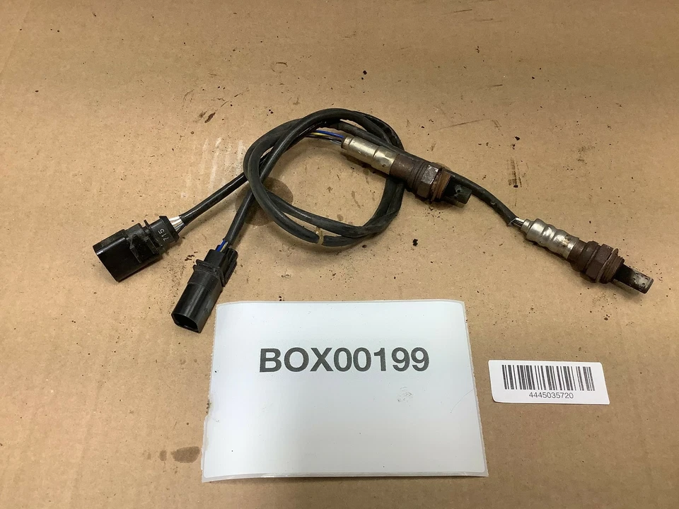 2008 AUDI A6 C6 ENGINE EXHAUST OXYGEN O2 LAMBDA CONTROL SENSOR SET OF 2 OEM+ - Image 2 of 4