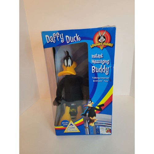 Vintage Looney Tunes Instant Message Buddy Talking Daffy Duck - 第 1/10 張圖片