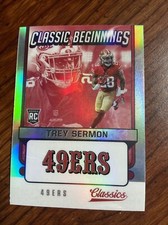 2021 Panini Classics TREY SERMON *Classic Beginnings RC! Silver Prizm!*