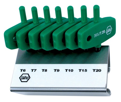 Wiha 36590 Torx Hex Key Set, Wing Handle, 7 Piece 
