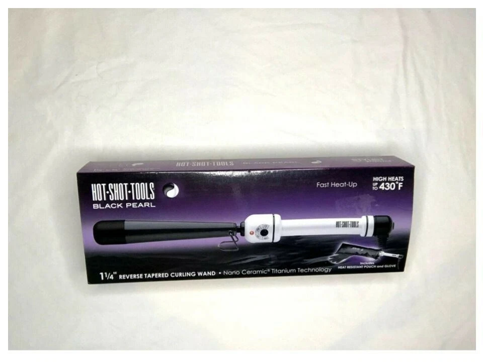 Hot tools black clearance pearl curling iron