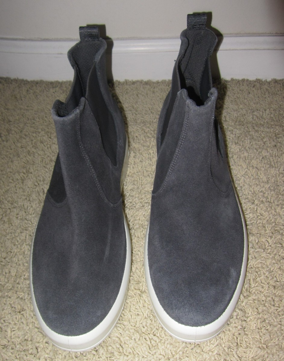ECCO Soft 9 Chelsea Suede Boots Bootie Grey Womens Size 41  display picture 1