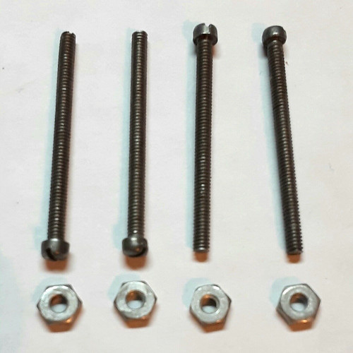 Mantua Nº 7320, ¡Tornillos para caldera HO con tuercas a juego!  Motores de vapor (lote de 4) | Zustand: New