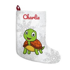 Turtle Stocking Gift Box Turtle Mom Slider Dad Customized Christmas Decoration