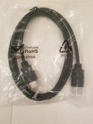 ROHS 2.0 Cable w/ Gold Plated Connectors, Male/Male , 4K/60Hz, 6 Ft