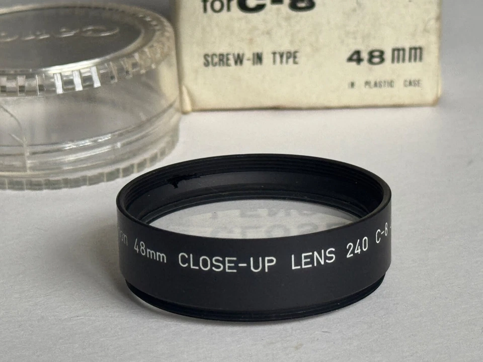 Vintage Canon 48mm Fit Close-up Lens 240 for C-8 type Cine Camera - Image 3 of 3