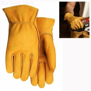elkskin work gloves