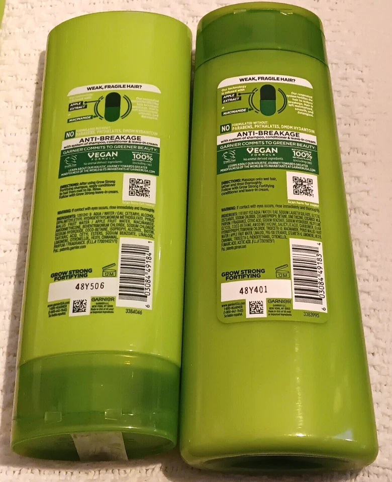 Lote de champú acondicionador Garnier Fructis Color Shield Acai Berry & Grow Strong Foto 3 de 4