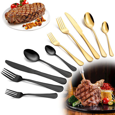 FREETOO Besteck Set, 60-teilig Besteck für 12 Personen, Spülmaschinengeeignet