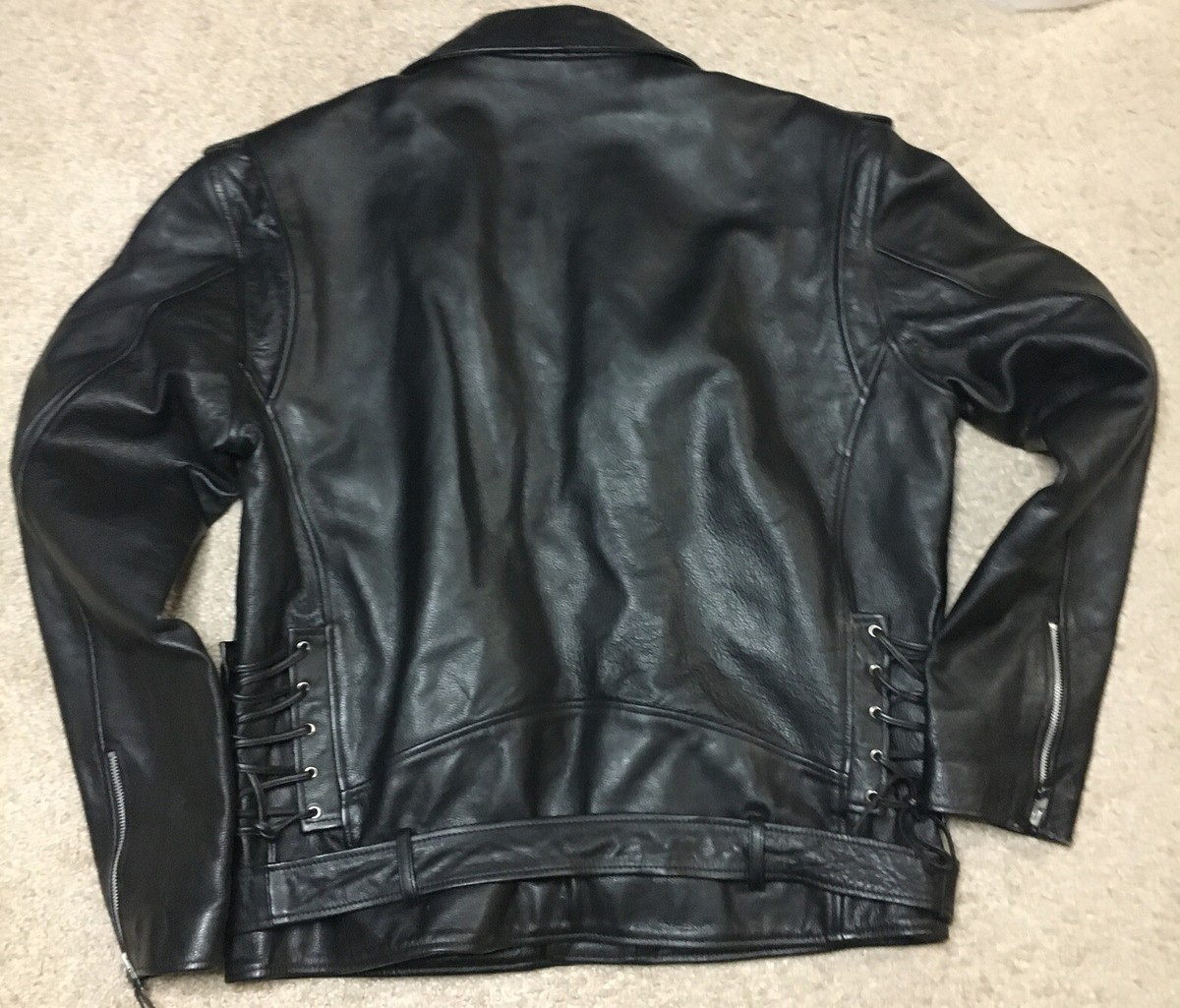 Vintage Excelled NY Leather Jacket Mens 44 Tall Rare Size
