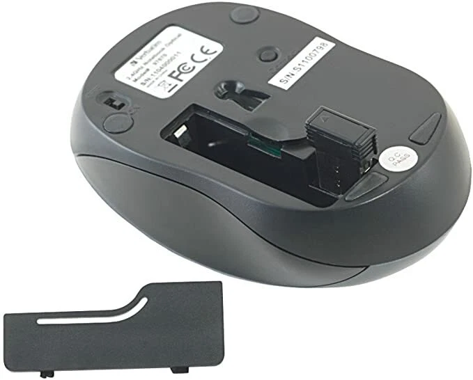 Verbatim 97670 Wireless Nano Notebook Optical Mouse Graphite Gray Optical RF - Image 4 of 4