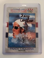 US Olympic Cards 1991 Impel HOF 45 Tracy Caulkins Swimming Gold Medalist 1 