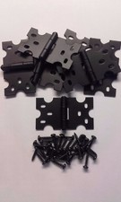  NEW ORIGINAL CORONA MEXICAN PINE BLACK METAL DOOR HINGES VARIOUS PACK SIZES
