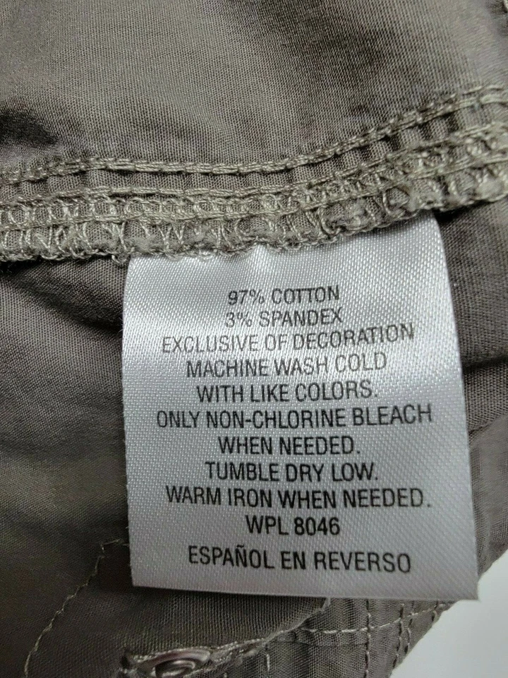 Шорты женские Inc Beach размер 6 коричневатые зеленовато-сероватые - Изображение 3 из 4