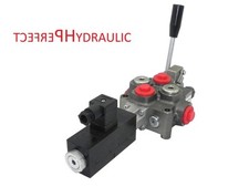 Hydraulikventil elektrisch Hebel Q45 60L 1 fach für Doppelwirkende zylinder 12V