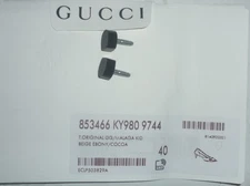 GUCCI WOMAN'S HEEL REPLACEMENT TIPS  BLACK
