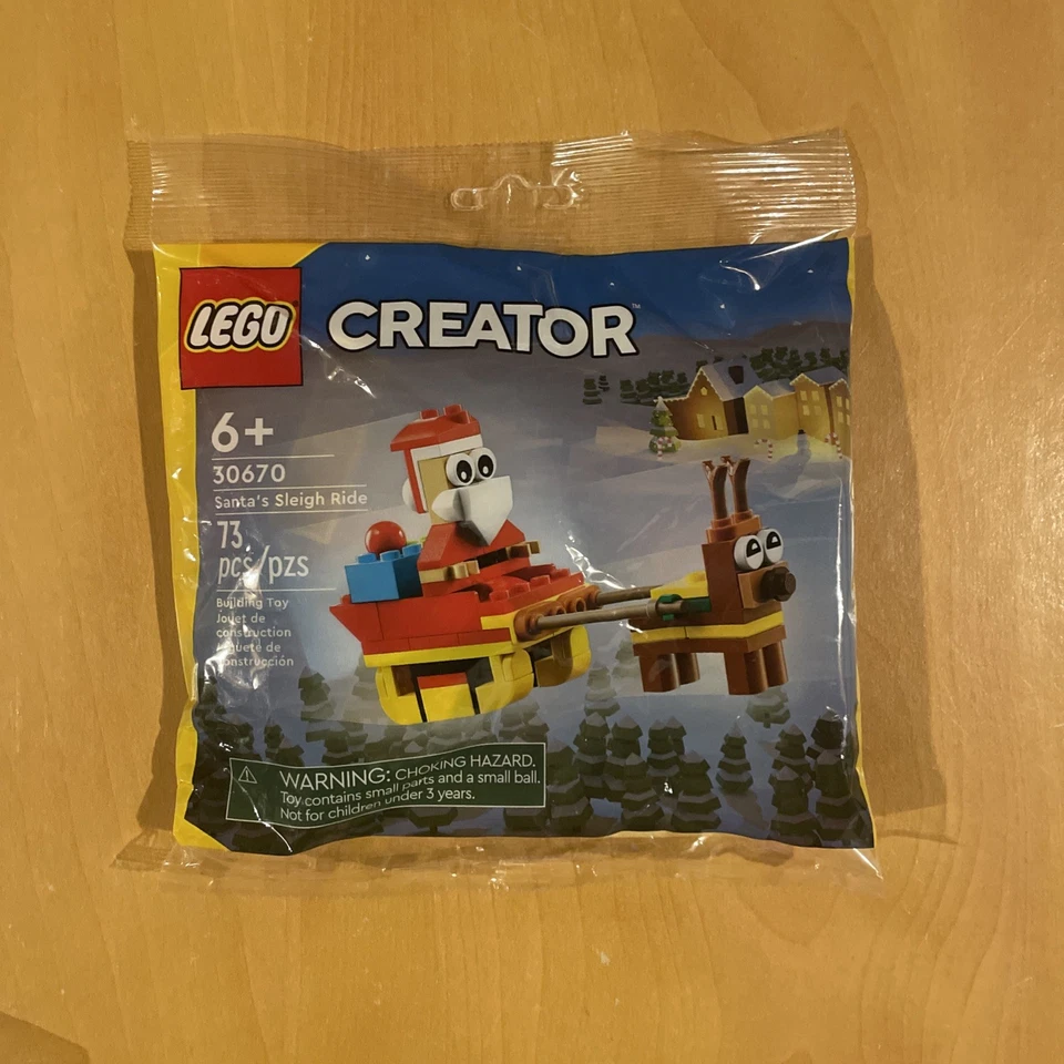 LOTE LEGO Polybag; Santa 30670, Pascua 30690, Espacio 30663, Disney 30671, Cumpleaños 30689 Foto 2 de 4