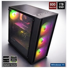AMD RYZEN 5 5600 Gaming PC - 32GB RAM - 1TB SSD - RTX 5060
