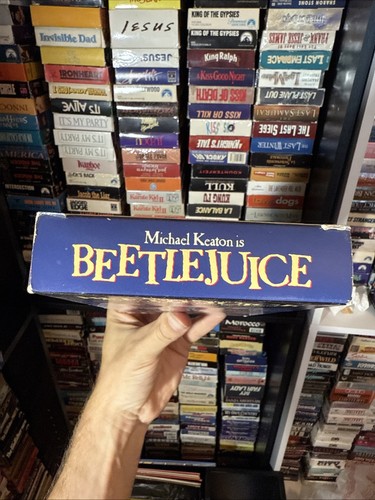 Beetlejuice 1988 VHS Rare Original Release NON RENTAL LIKE NEW - Imagen 6 de 6