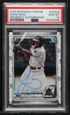 2020 Bowman Chrome Prospect Auto Lewin Diaz #CPA-LD PSA 10 GEM MT Auto 0a2