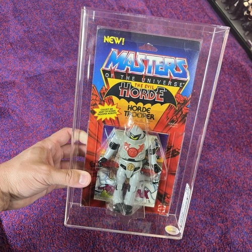 Vtg 80S MOTU He-Man Masters Universe HORDE TROOPER MOC Figure Graded CAS 70+