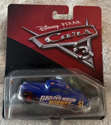 DISNEY PIXAR CARS 3 ''FABULOUS HUDSON HORNET'', NEW W/ PACKAGE see pics
