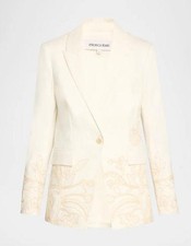 2025 NEW AUTHENTIC VERONICA BEARD Long  Lean Dickey Jacket 848 in Off White