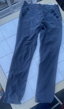 seasalt trousers size 10  slate grey