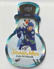 2023-24 UPPER DECK ICE SNOWMEN ELIAS PETTERSSON VANCOUVER CANUCKS #SM-11