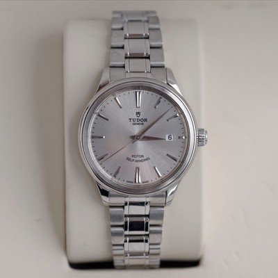 Tudor Style Sliver Dial 12500 Men's Watch Automatic 38mm Date