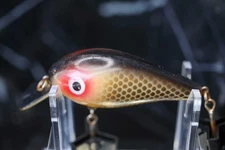 vintage crankbait square bill gold scales fishing lure