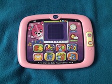 VTech Light-Up Baby Touch Tablet Educational Learning Lightweight 8" x 6" Toy B3