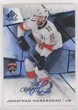 2021-22 Upper Deck SP Game Used Blue Auto Jonathan Huberdeau #76 Auto 0us4