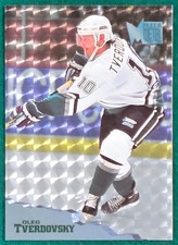 Oleg Tverdovsky - 1995-96 Fleer Metal #5 - Mighty Ducks of Anaheim Hockey Card