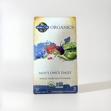 Garden Of Life Organics Men’s Once Daily Whole Food Multivitamin 30 Ct