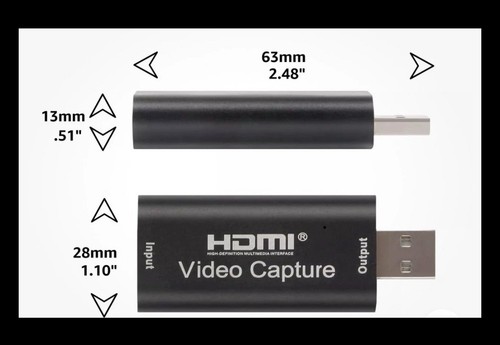 4K HDMI Video Capture Card Cam Link Card Game Audio Adapter - Afbeelding 2 van 3