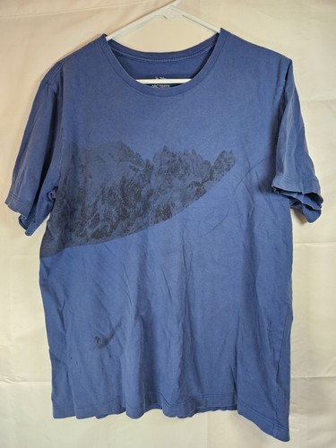 Arc'teryx Men's Graphic Tee Blue Mountain Hikers Large