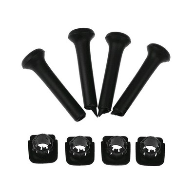 Stabile Auto Türverriegelungsknöpfe für Golf Mk2 Mk3 4er Set Schwarz Kunststo