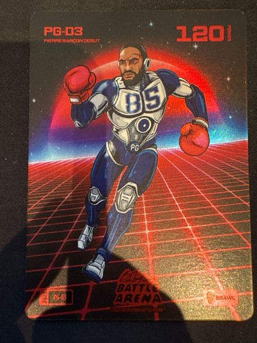 2026 Bo Jackson Battle Arena `PG-D3` PIERRE GARCON #PG-63 Power Glove Brawl SP