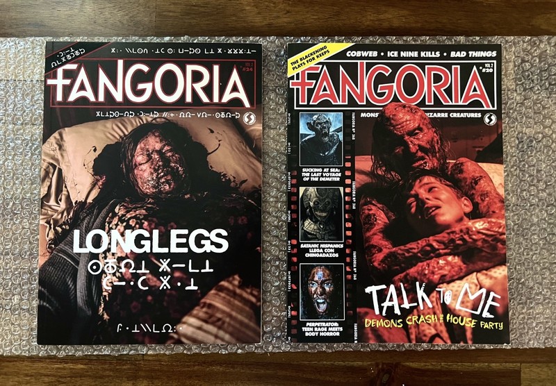 Fangoria Vol 2 # 24 VARIANT cover - Longlegs & Talk To Me Vol 2 #20