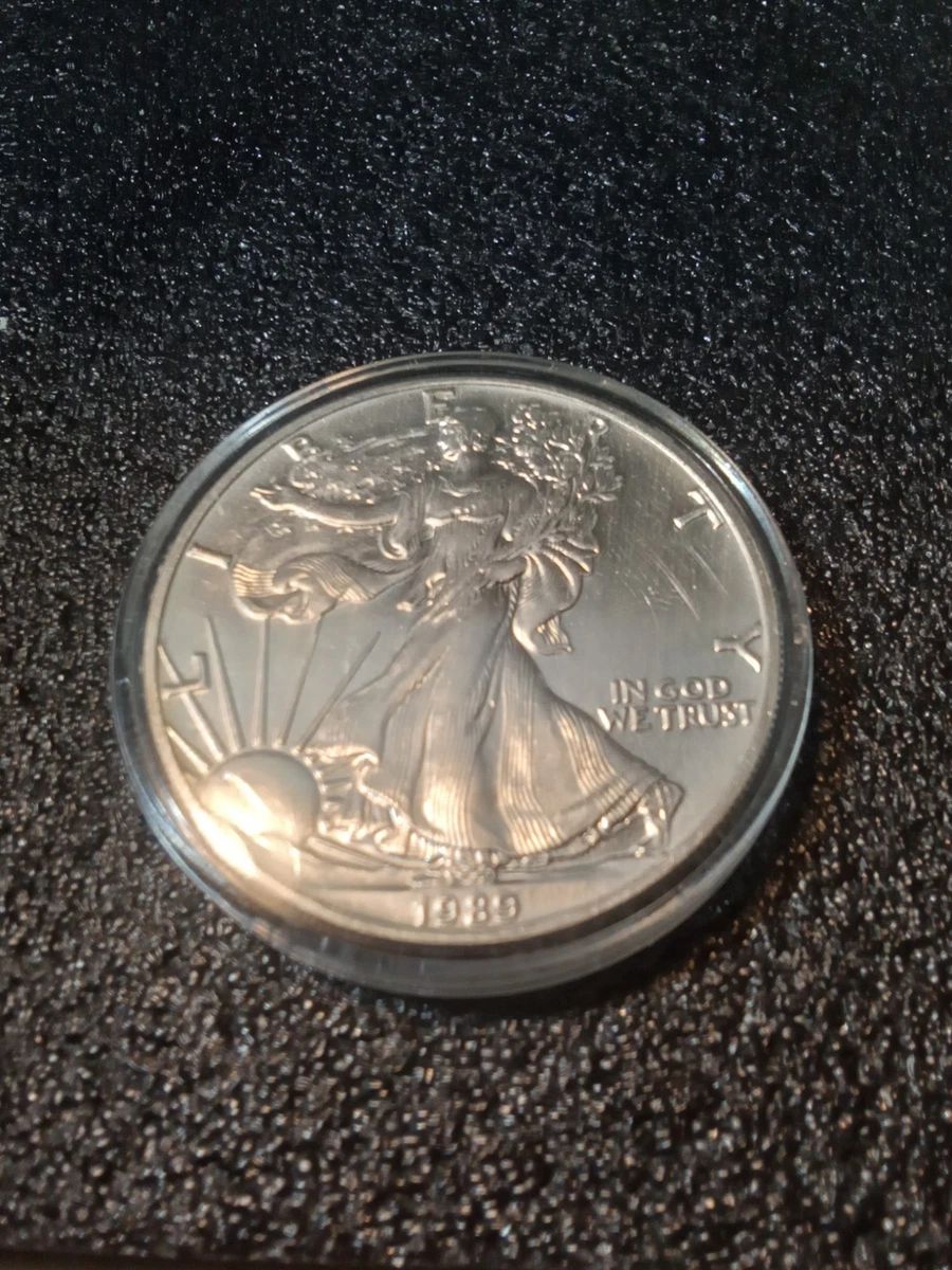 American Eagle 1 oz Precious Metal Content per Unit 1989 Silver