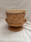 Rare Vintage Hull USA #5 Gold 3D Pedestal Grape Planter