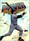 2000 Topps Limited Power Players #P9 Jose Canseco Tampa Bay Devil Rays