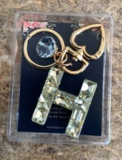 Initial Letter Keychain for Women Letter: H