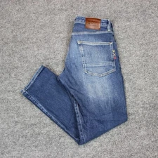 Scotch & Soda Jeans Men's 32X30 (Actual 32X29) Ralston Slim Blue Button Fly