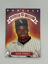 1992 Donruss Frank Thomas Gallery of Stars #GS-12 Chicago White Sox HOF